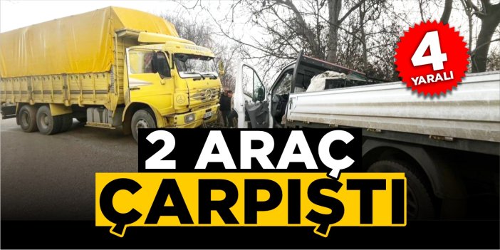 Islak yol kazaya neden oldu