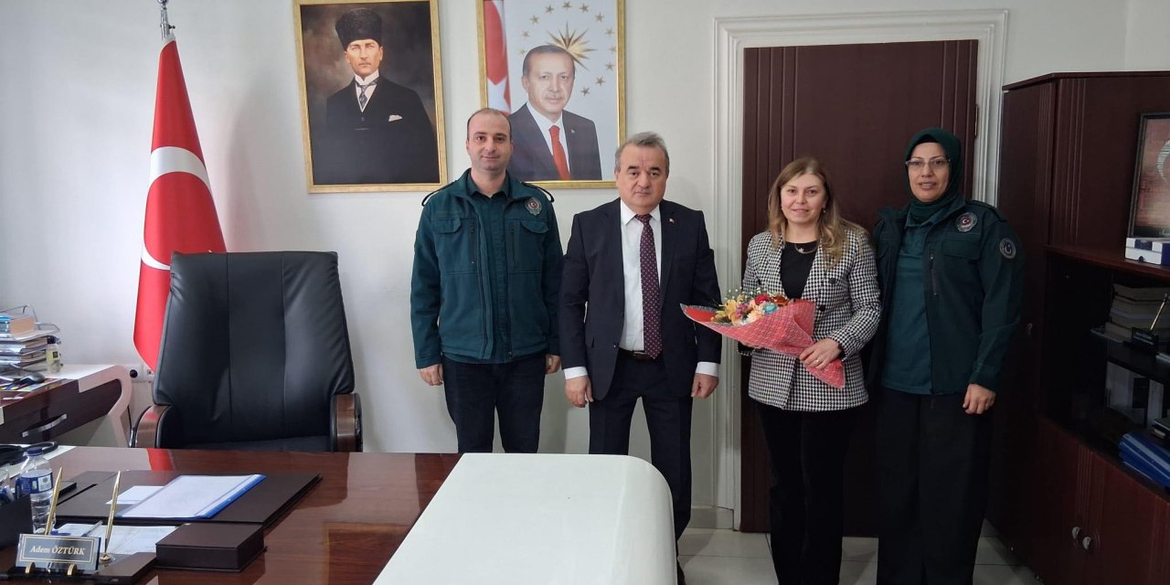 Dünya Gümrük Günü'nde Kaymakam Öztürk'e Ziyaret