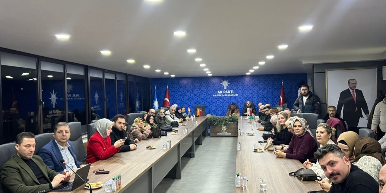 AK Parti Bilecik'te Dayanışma Toplantısı