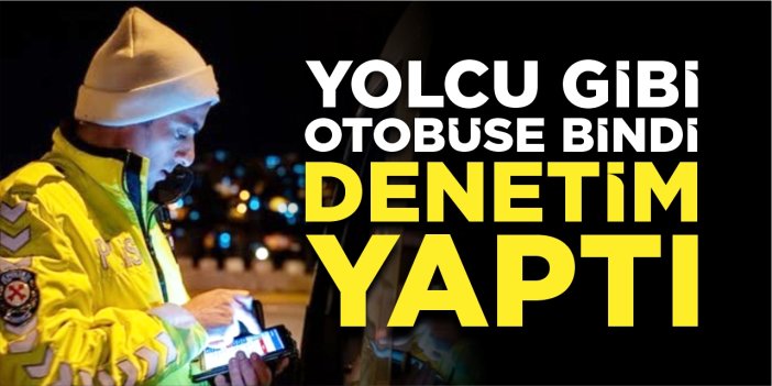 Bilecik’te Şehirlerarası Otobüslere Sivil Trafik Denetimi