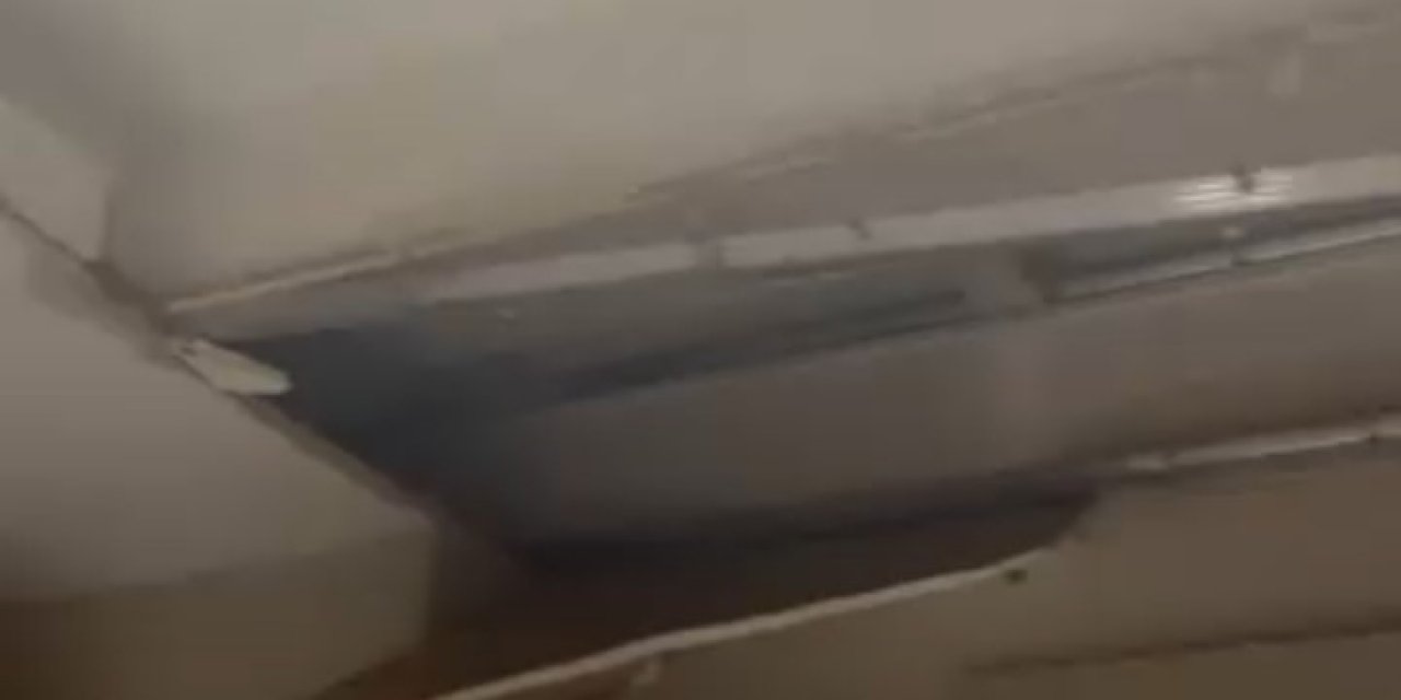 Yeni Yapılan Binada Mutfağın Tavanı Çöktü