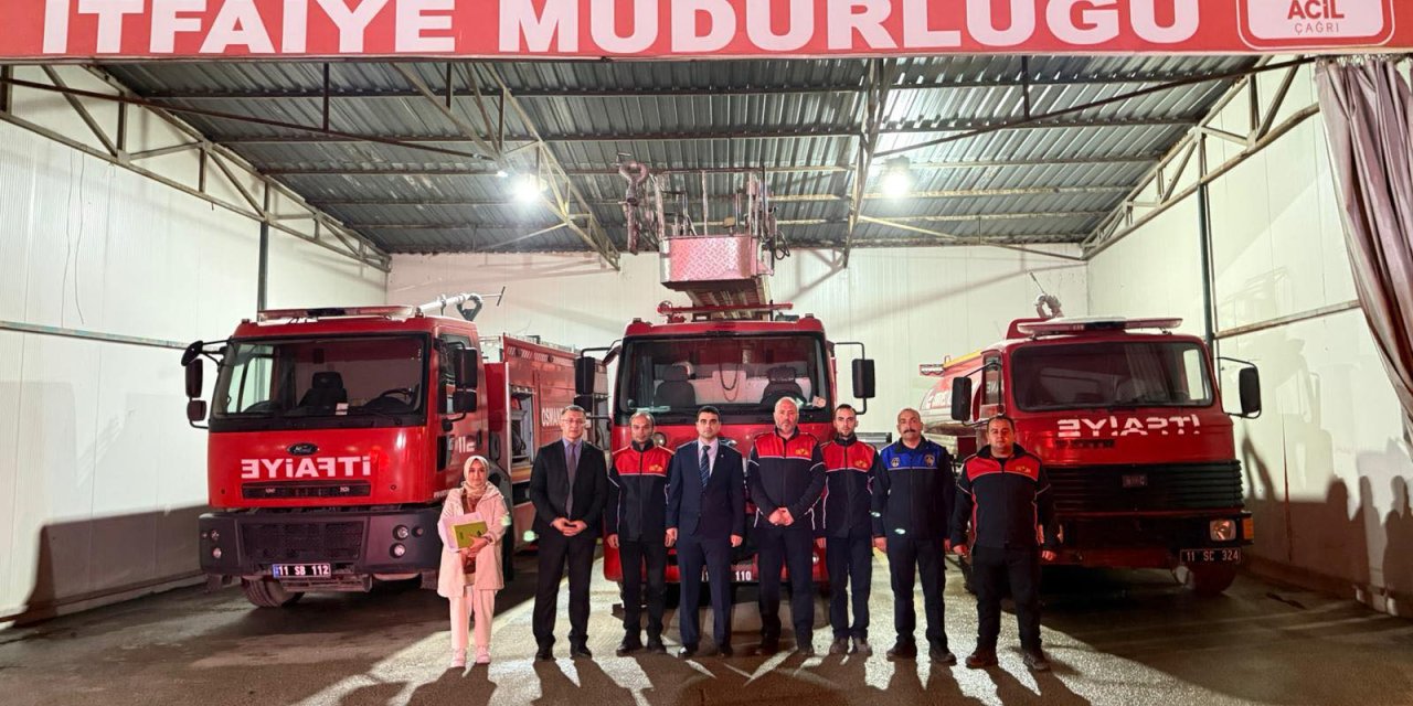 Kaymakam Kılıç'tan İtfaiye Müdürlüğüne Ziyaret