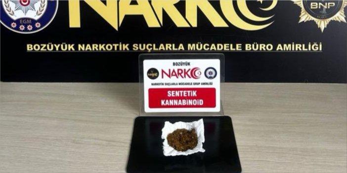 Bozüyük'te uyuşturucu operasyonu