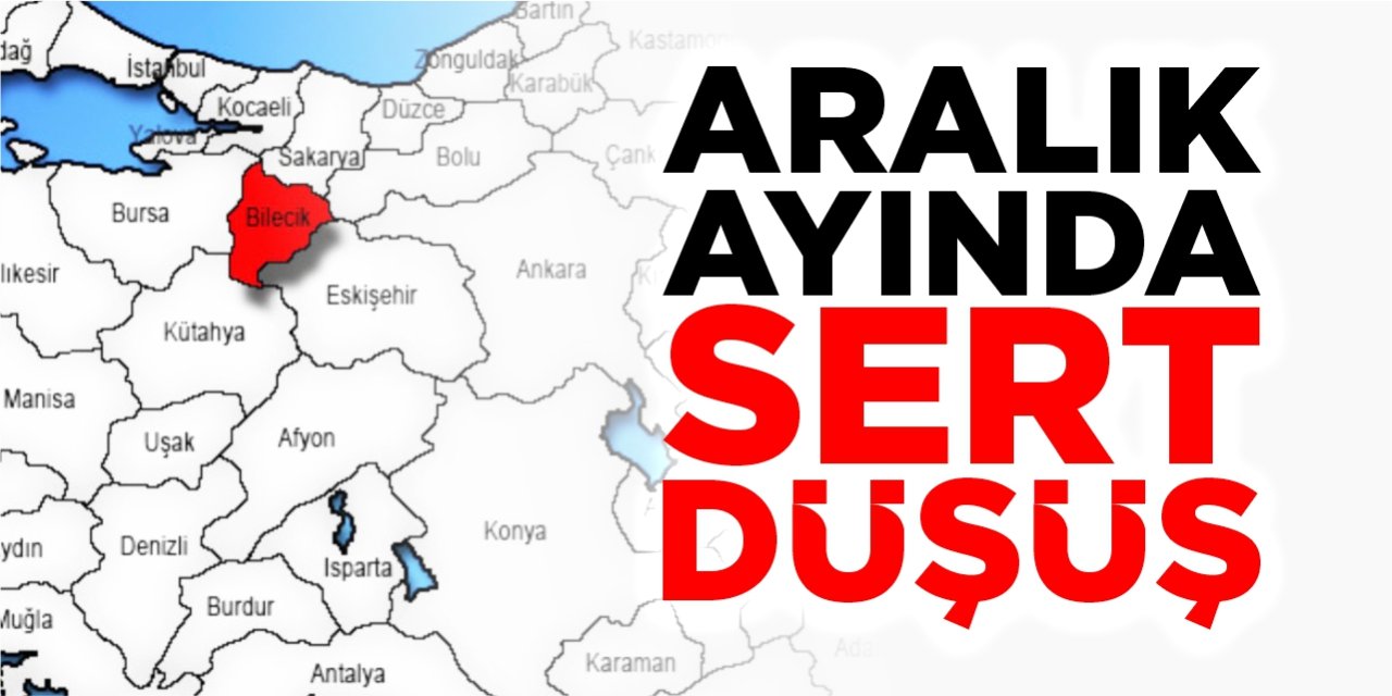 Aralık ayında sert düşüş