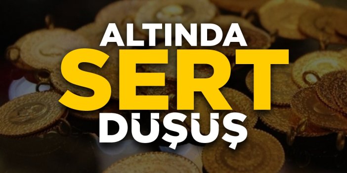 Altında sert düşüş!