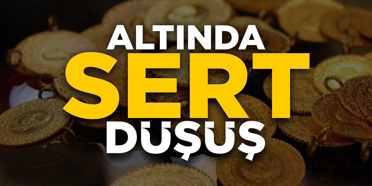 Altında sert düşüş!