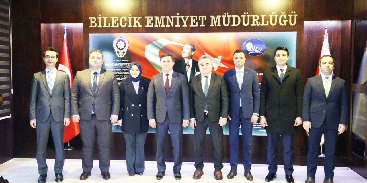 Kaymakamlardan Müdür Çağlar'a Ziyaret