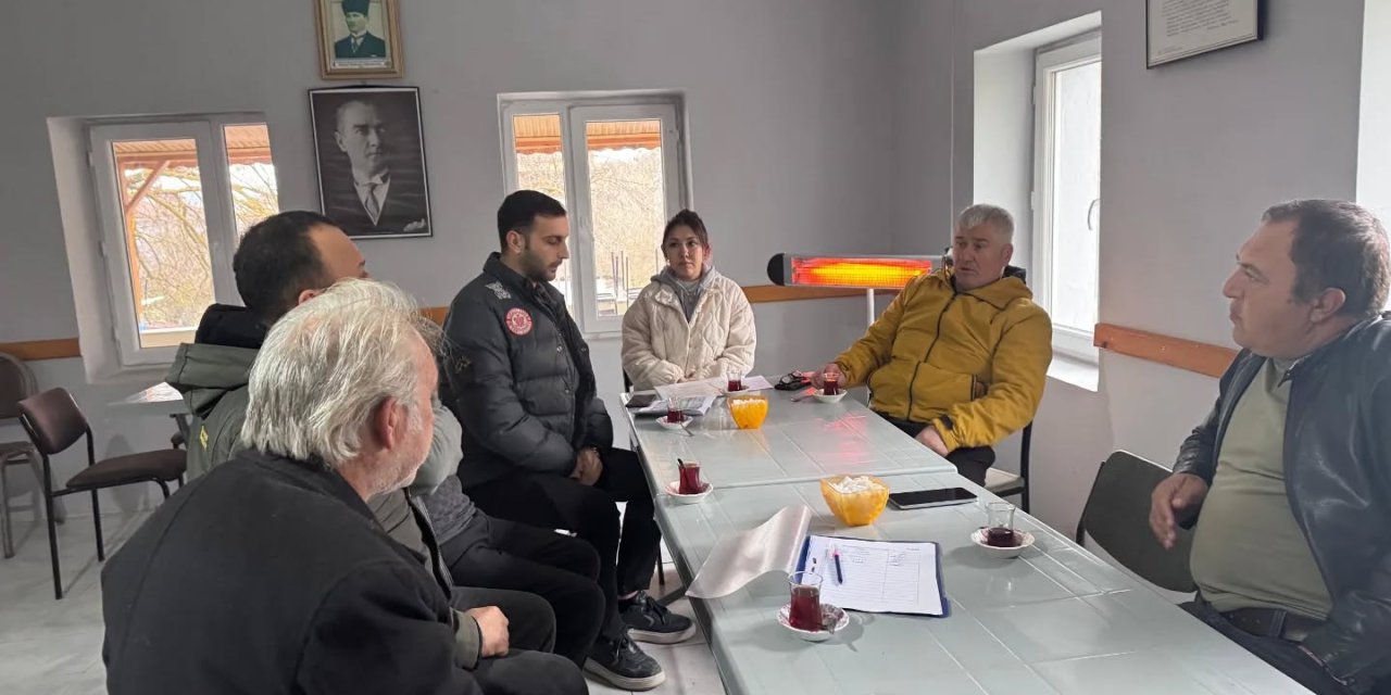 Yenipazar'da Çiftçilere Bilgilendirme