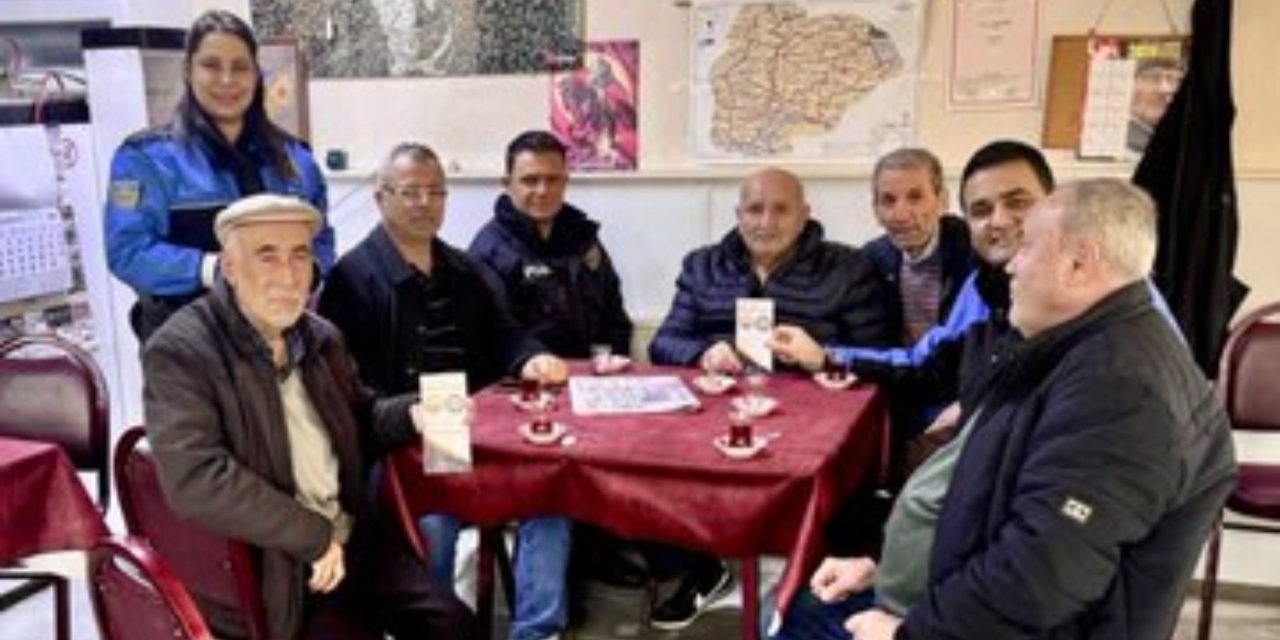Kahvehanelerde bilgilendirme yapıldı