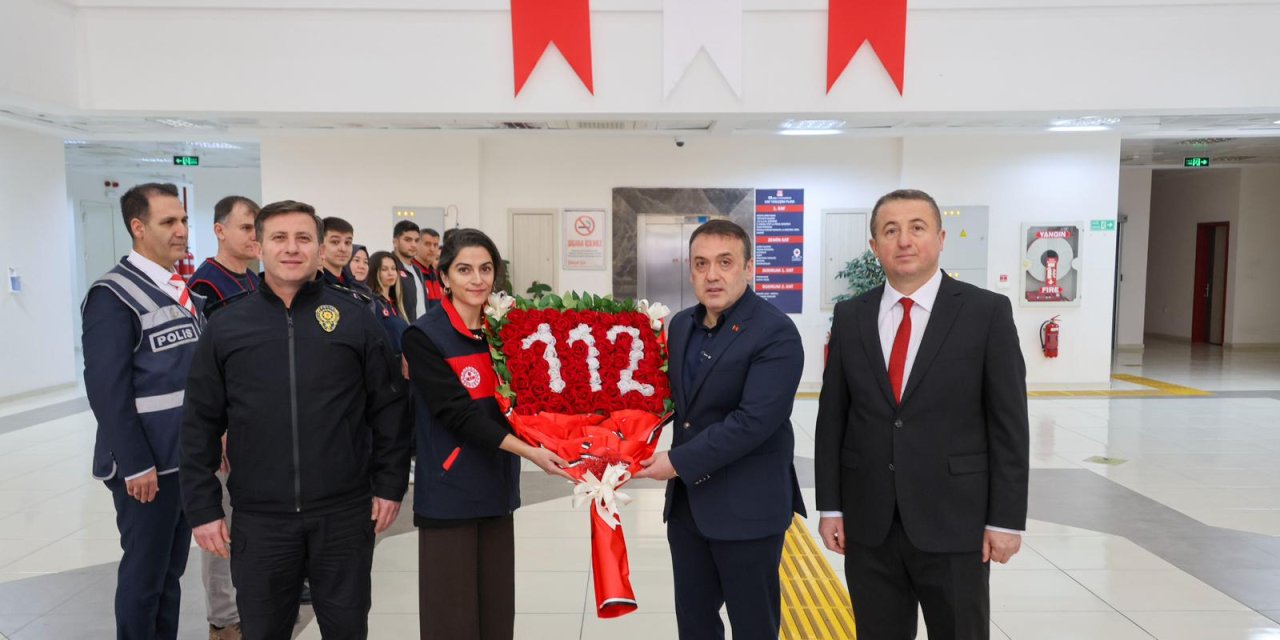 Vali Sözer'den 112 Acil Çağrı Merkezi’ne Ziyaret