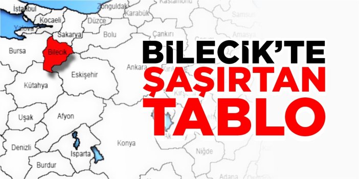 Bilecik’te şaşırtan tablo