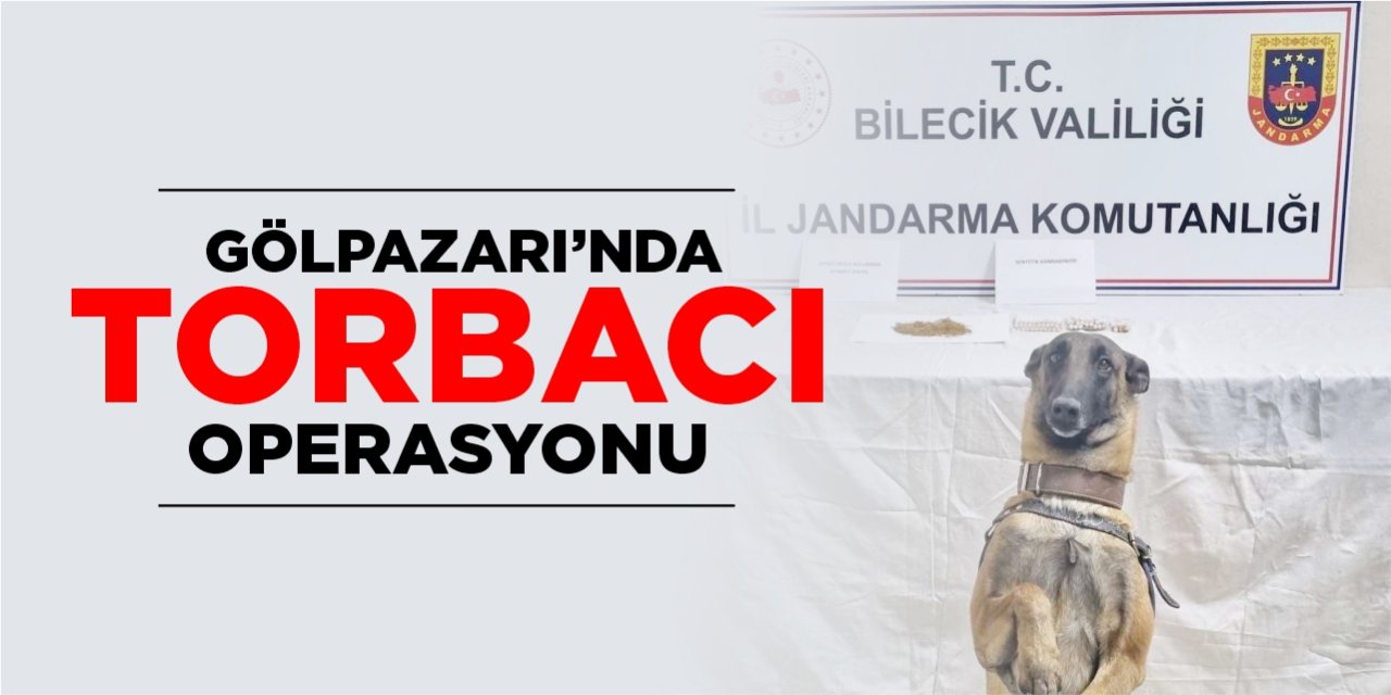 Gölpazarı’nda ‘Torbacı’ operasyonu