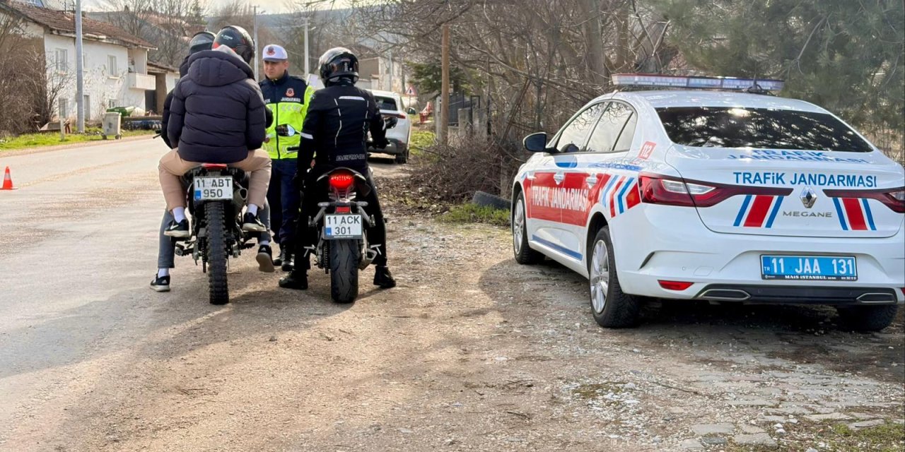 Jandarmadan motosikletlere sıkı denetim