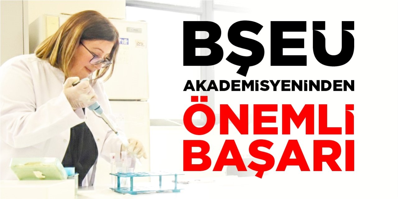 BŞEÜ akademisyeninden önemli başarı