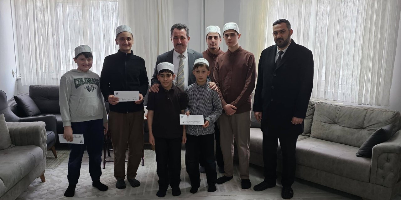 Müftü Dilek Kuran Kursu Öğrencilerini Tebrik Etti