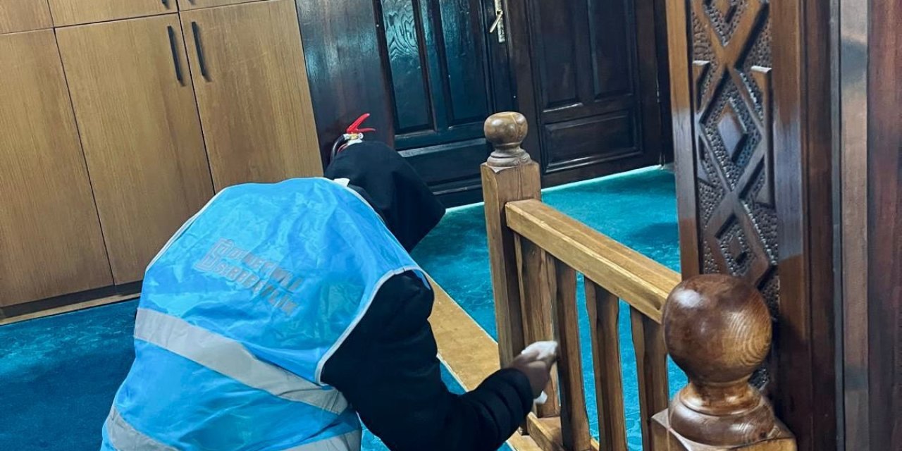 Şeyh Edebali Külliyesi kamu hizmeti yükümlüleri tarafından temizlendi