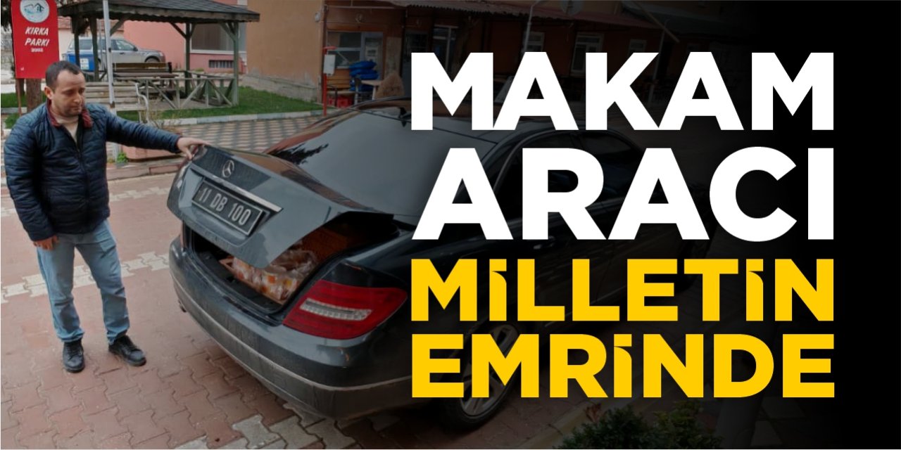 Makam aracı milletin emrinde