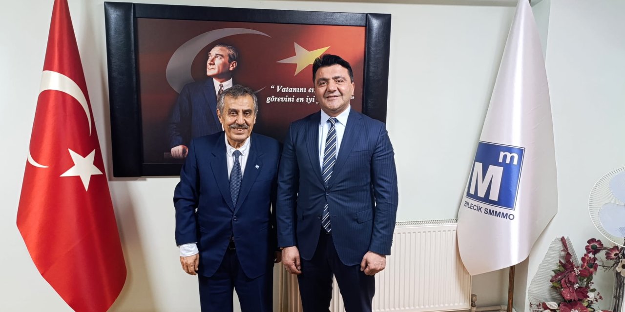 Bilecik Defterdarı Bekir Şahin'den Bilecik SMMMO'ya Ziyaret