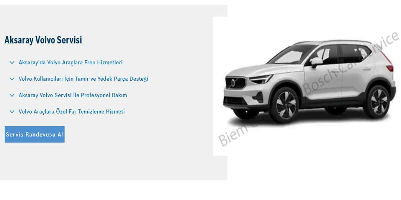 Aksaray’da Volvo Bakım ve Onarım Hizmetleri