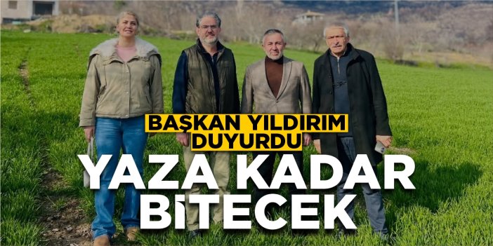 Başkan Yıldırım duyurdu: Yaza kadar bitecek