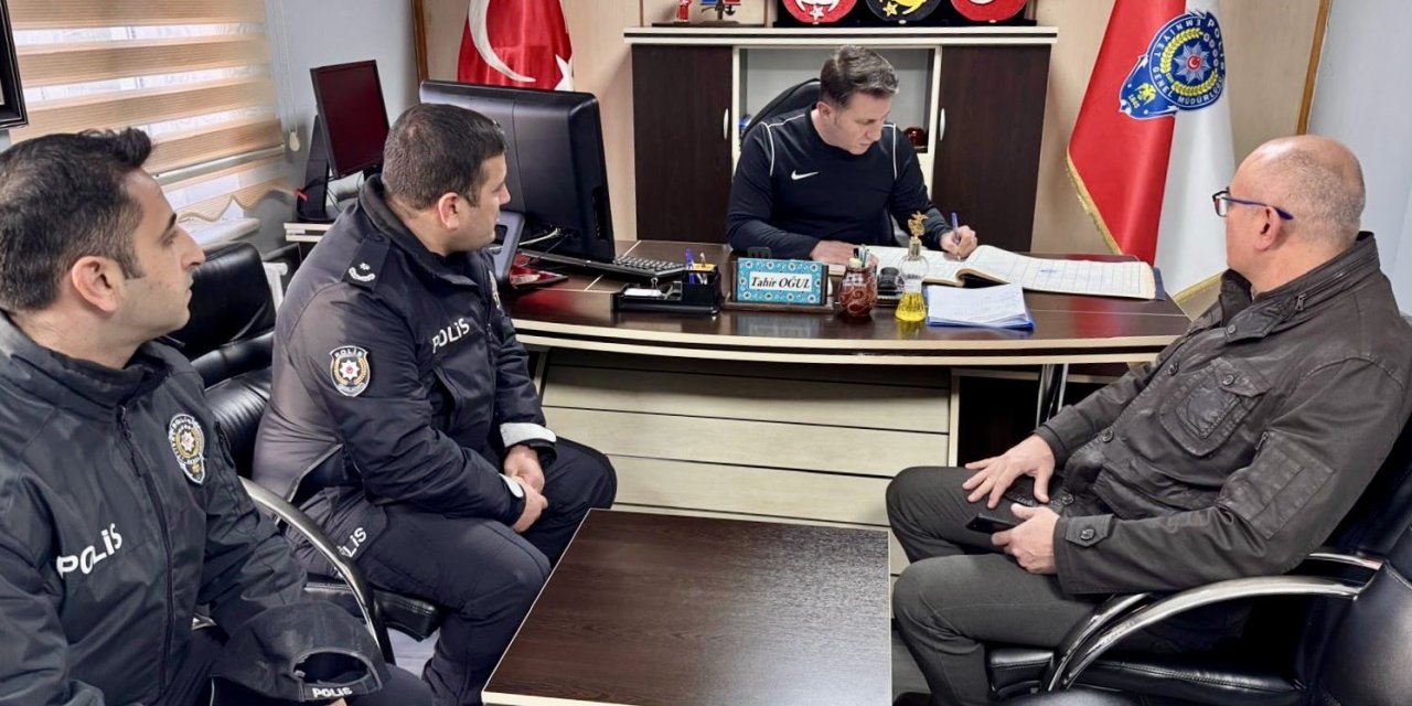 Müdür Çağlar'dan Pazaryeri İlçe Emniyet Amirliği'ne Ziyaret