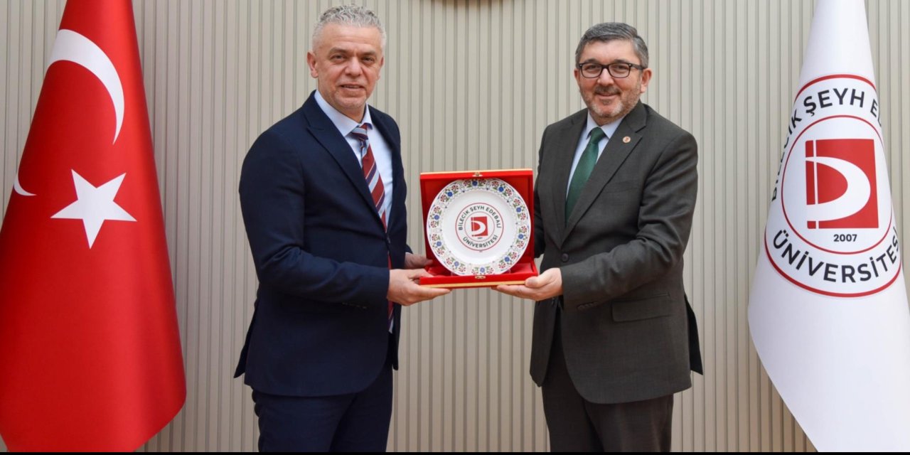 KKTC Büyükelçisi Korukoğlu'ndan Rektör Kaplancıklı'ya ziyaret