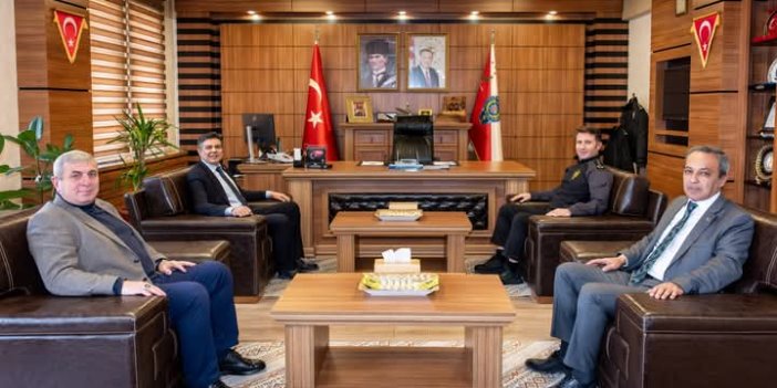 MHP'li başkanlardan Müdür Çağlar'a ziyaret