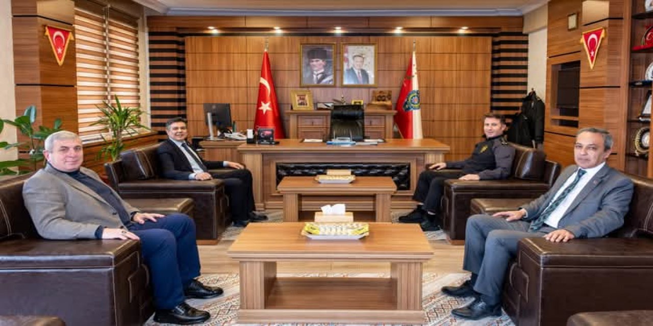 MHP'li başkanlardan Müdür Çağlar'a ziyaret