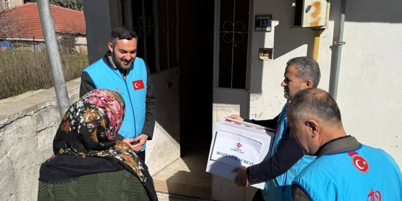 TDV Hayır Emanetlerini İhtiyaç Sahiplerine Ulaştırıyor