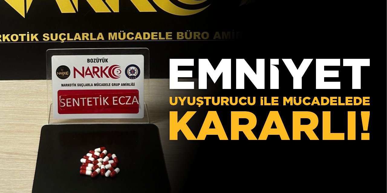 Emniyet Uyuşturucu ile Mücadelede Kararlı!