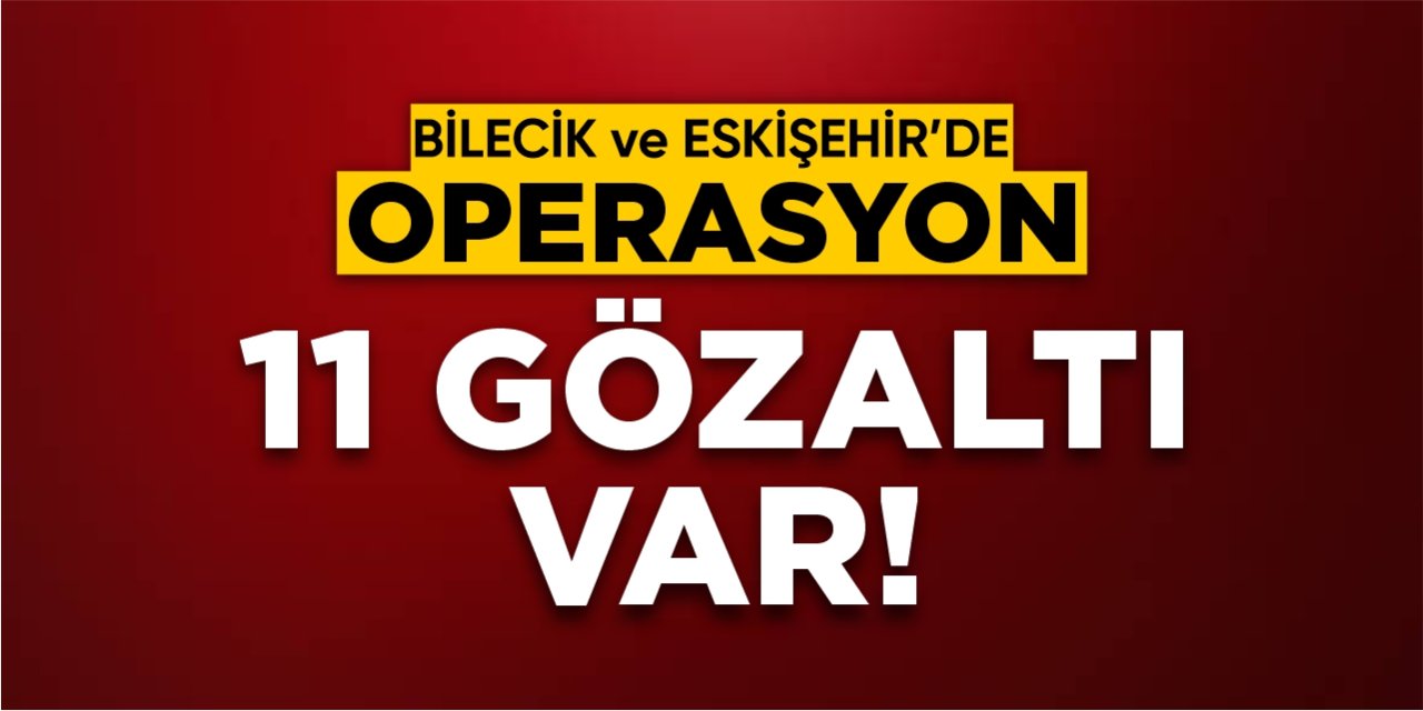 Bilecik ve Eskişehir'de Silah Kaçakçılığı Operasyonu: 11 Gözaltı