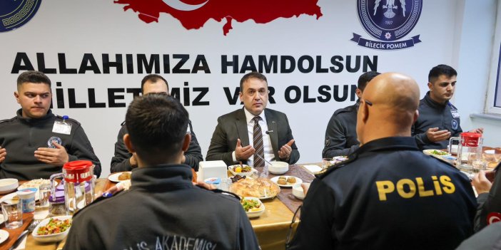Vali Sözer, polis adaylarıyla iftar sofrasında buluştu