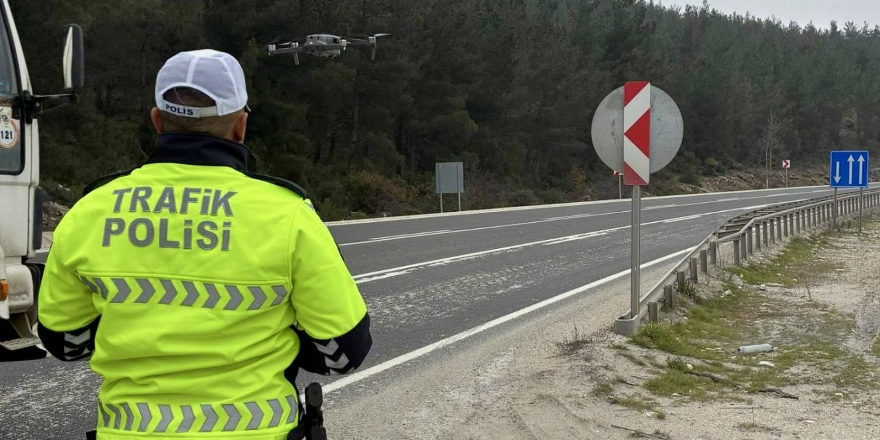 Drone Destekli Denetim Yapıldı