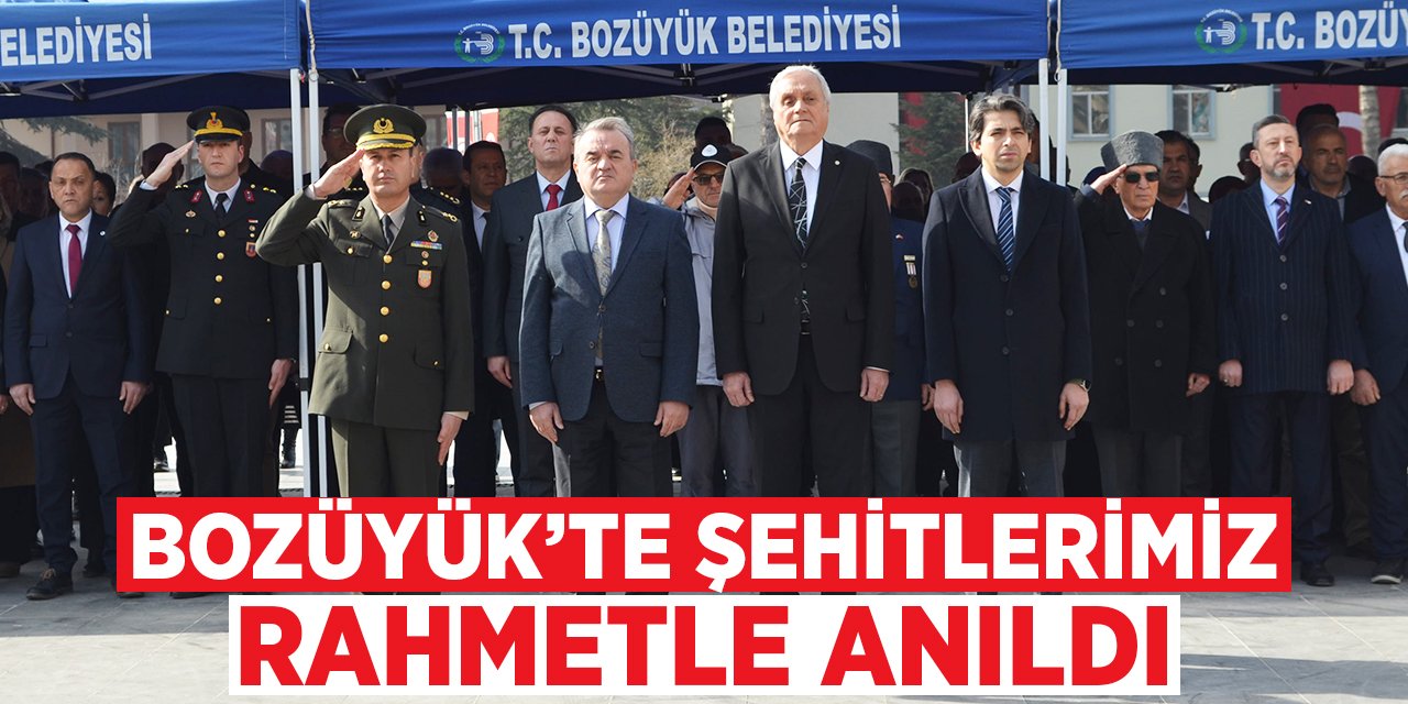 Bozüyük'te Şehitlerimiz Rahmetle Anıldı