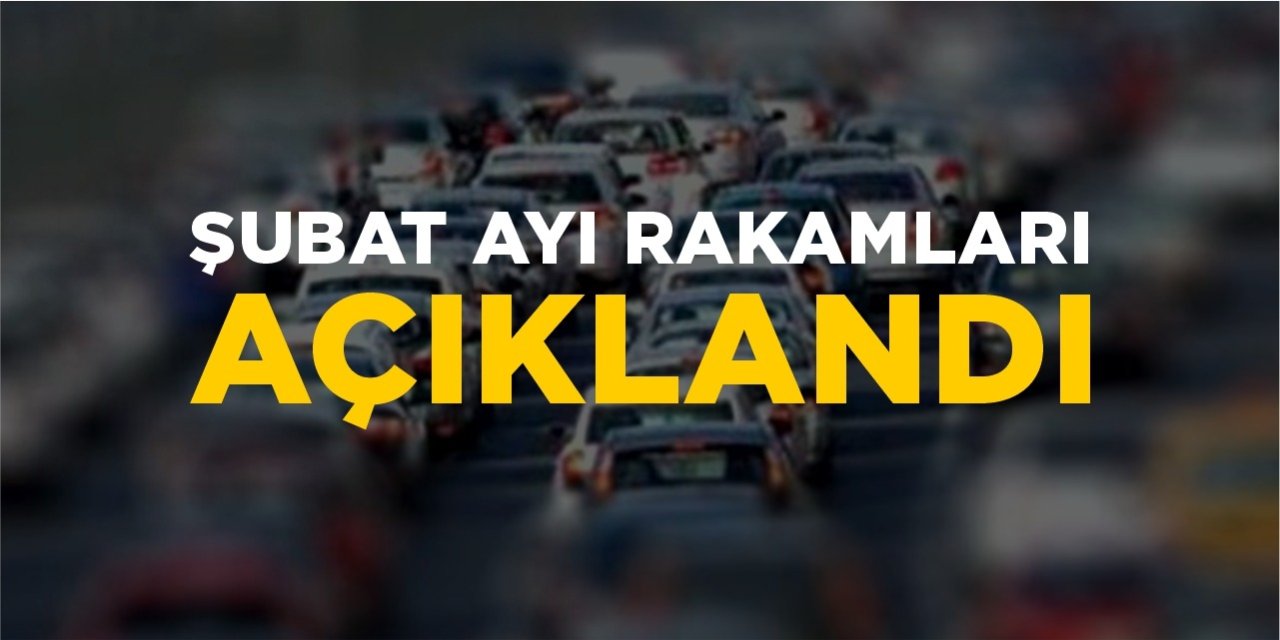 Şubat ayı rakamları açıklandı