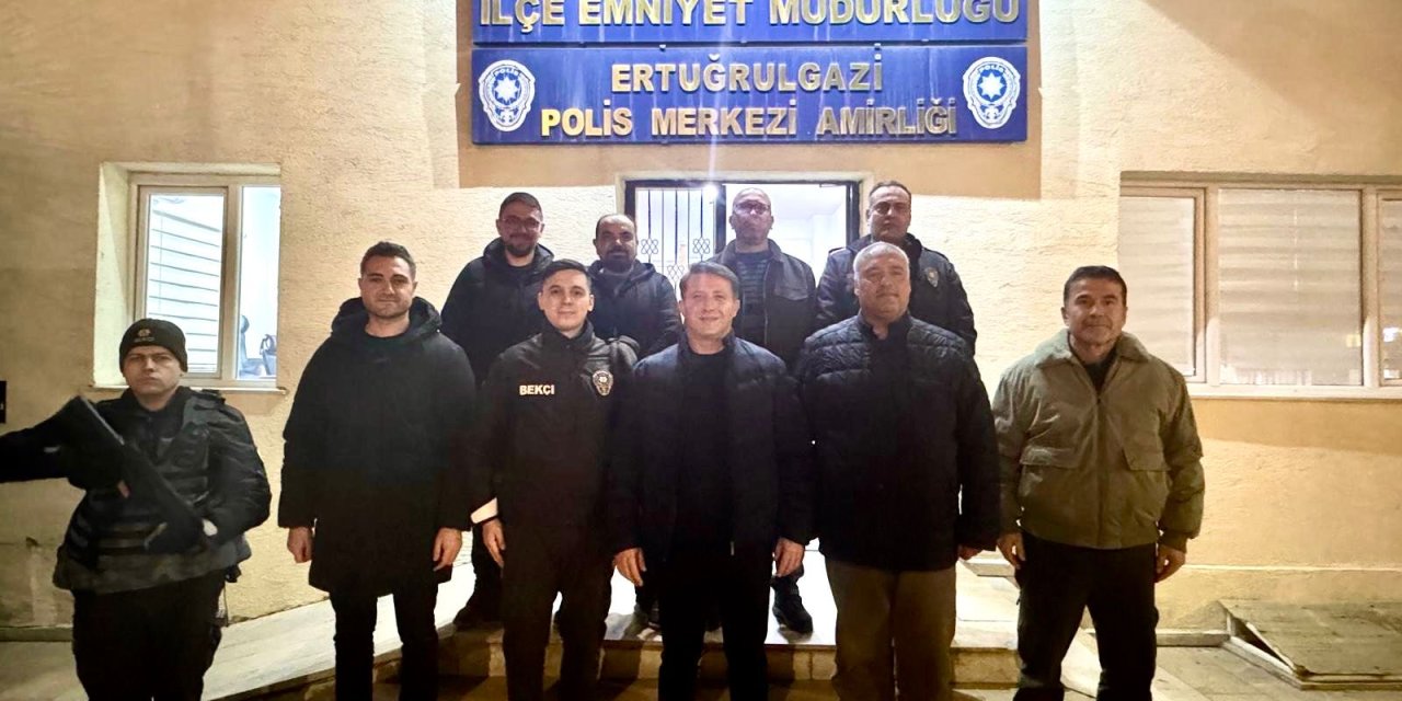 Müdür Çağlar'dan Söğüt İlçe Emniyet Müdürlüğü'ne Ziyaret