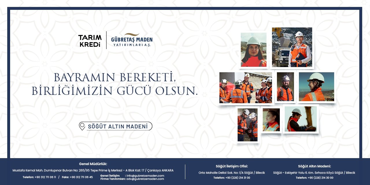 GÜBRETAŞ MADEN YATIRIMLARI A.Ş. RAMAZAN BAYRAMI KUTLAMA MESAJI