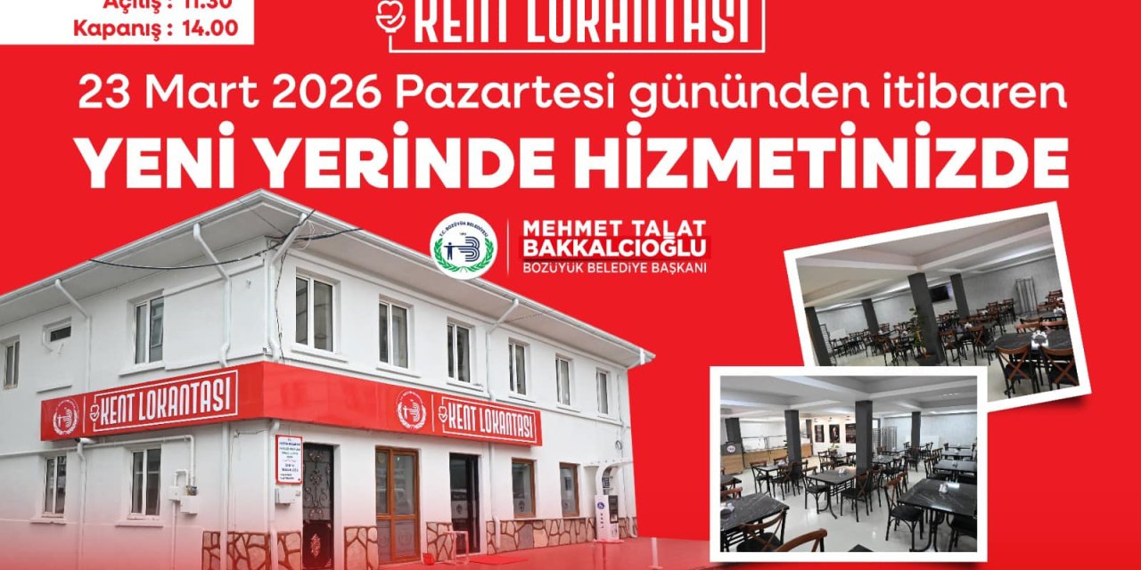 Kent Lokantası Taşındı