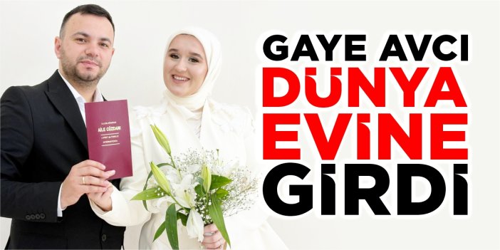 Gaye Avcı dünya evine girdi