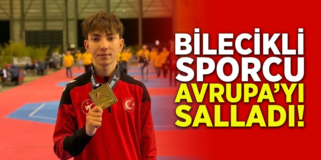 Bilecikli Sporcu Avrupa'yı Salladı!