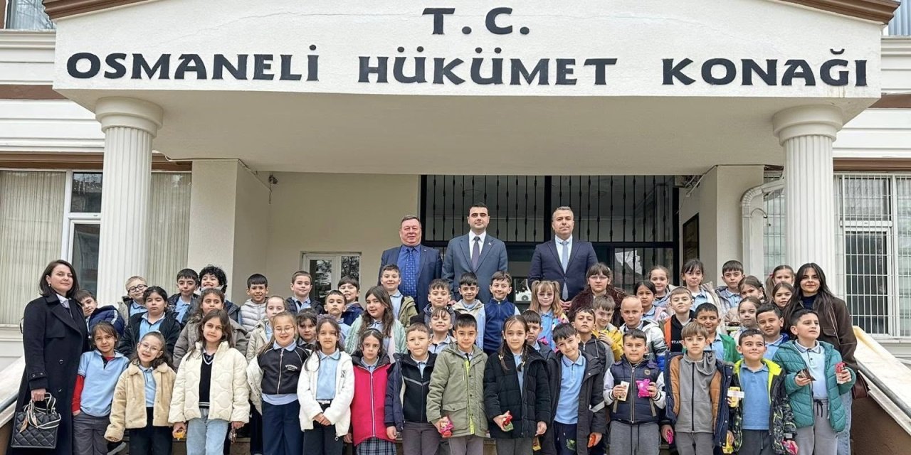 Öğrencilerden Kaymakam Kılıç'a Ziyaret