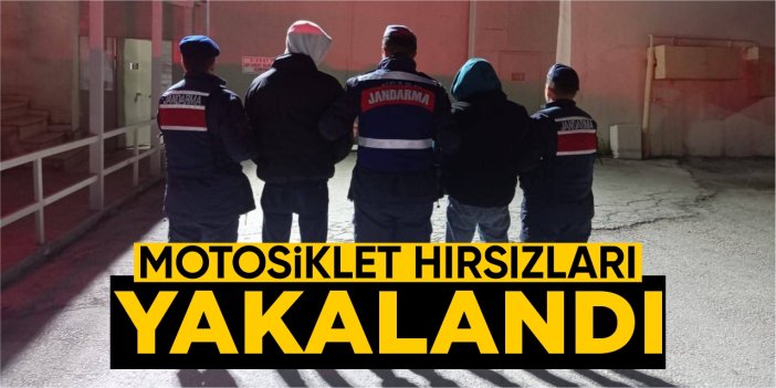 Bilecik'te motosiklet hırsızları yakalandı