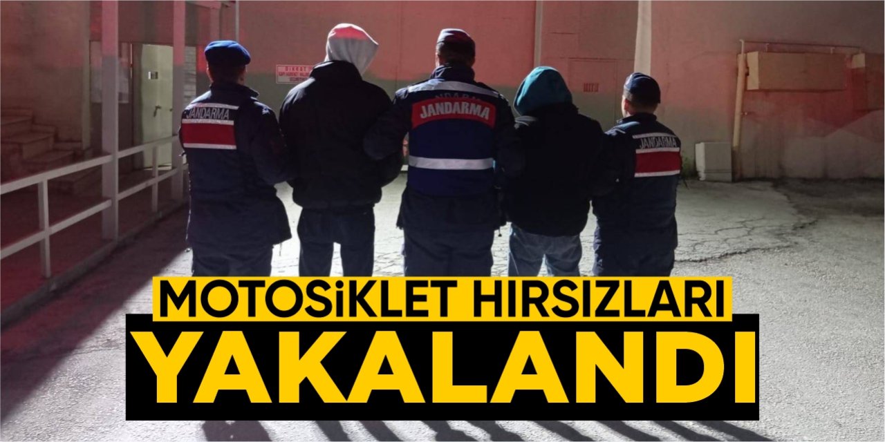 Bilecik'te motosiklet hırsızları yakalandı