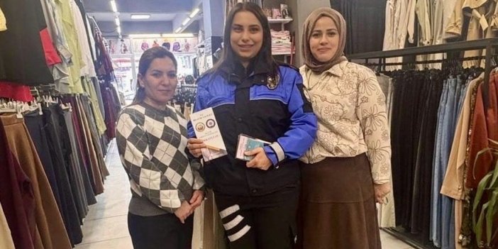Bozüyük’te Toplum Destekli Polisler esnafları bilgilendirdi