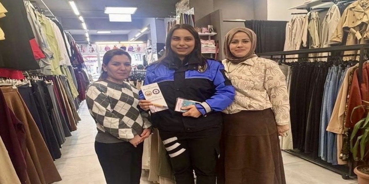 Bozüyük’te Toplum Destekli Polisler esnafları bilgilendirdi