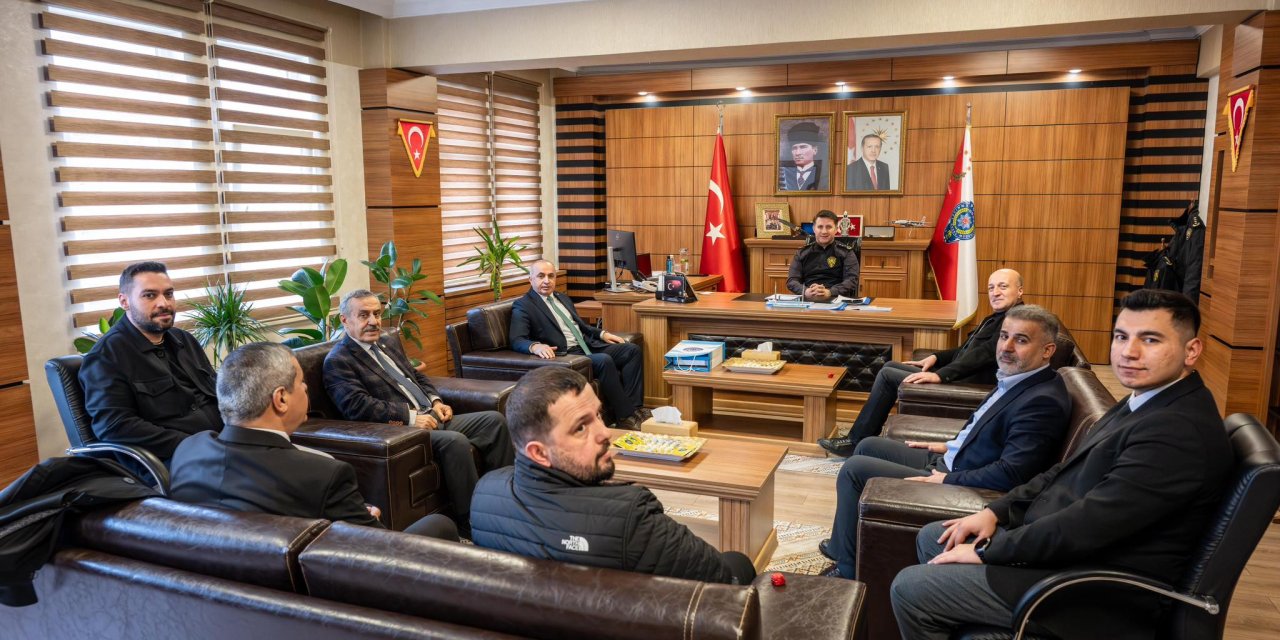 Bozüyük TSO'dan Müdür Çağlar'a Ziyaret