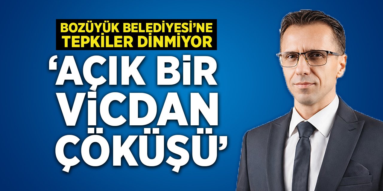 Bozüyük Belediyesi'ne Tepkiler Dinmiyor: "Açık bir Vicdan Çöküşü"