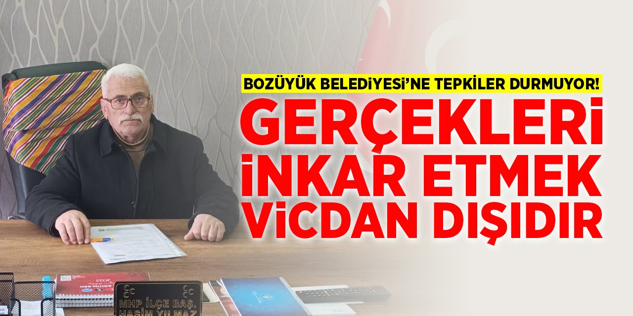 Bozüyük Belediyesi'ne Tepkiler Durmuyor: "Gerçekleri İnkâr Etmek Vicdan Dışıdır!"