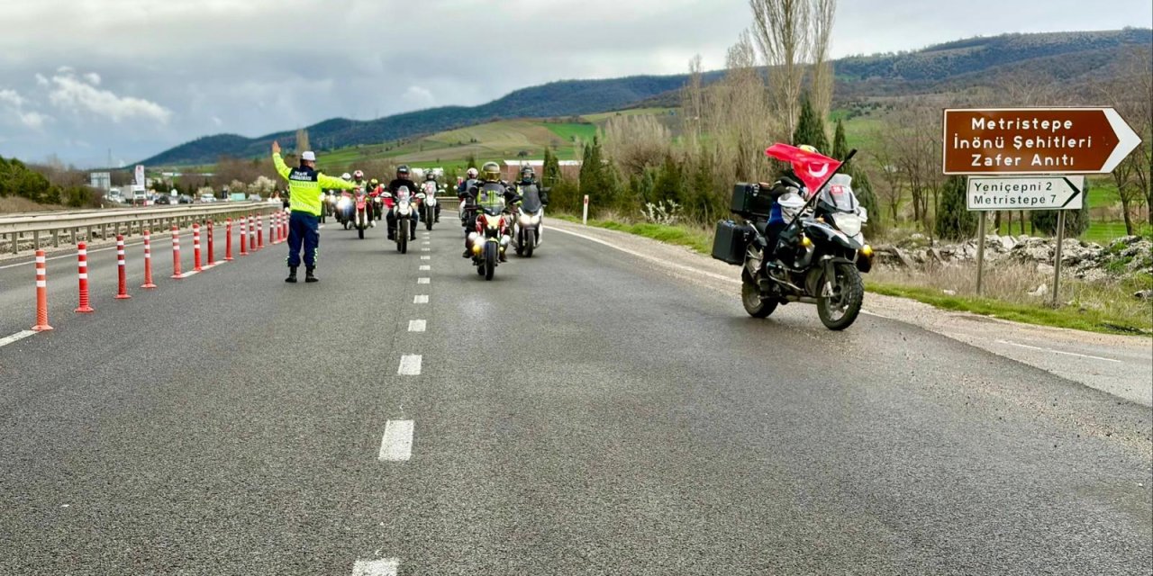 İnönü Zaferleri anısına konvoy düzenlendi