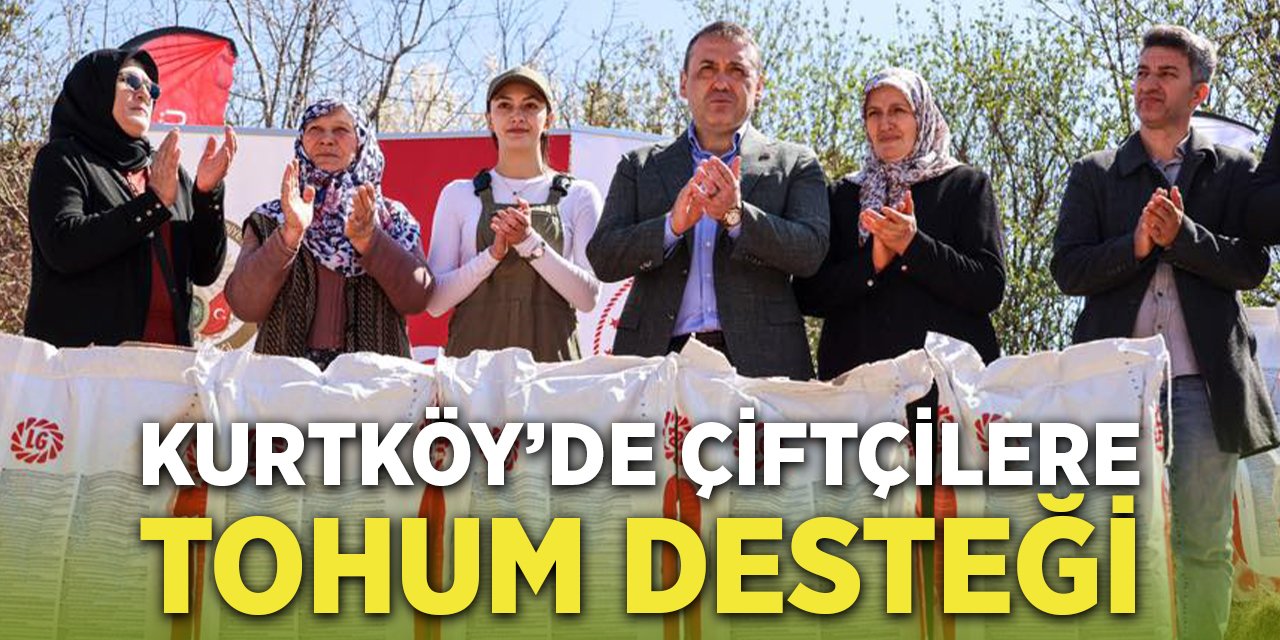 Kurtköy’de Çiftçilere Tohum Desteği